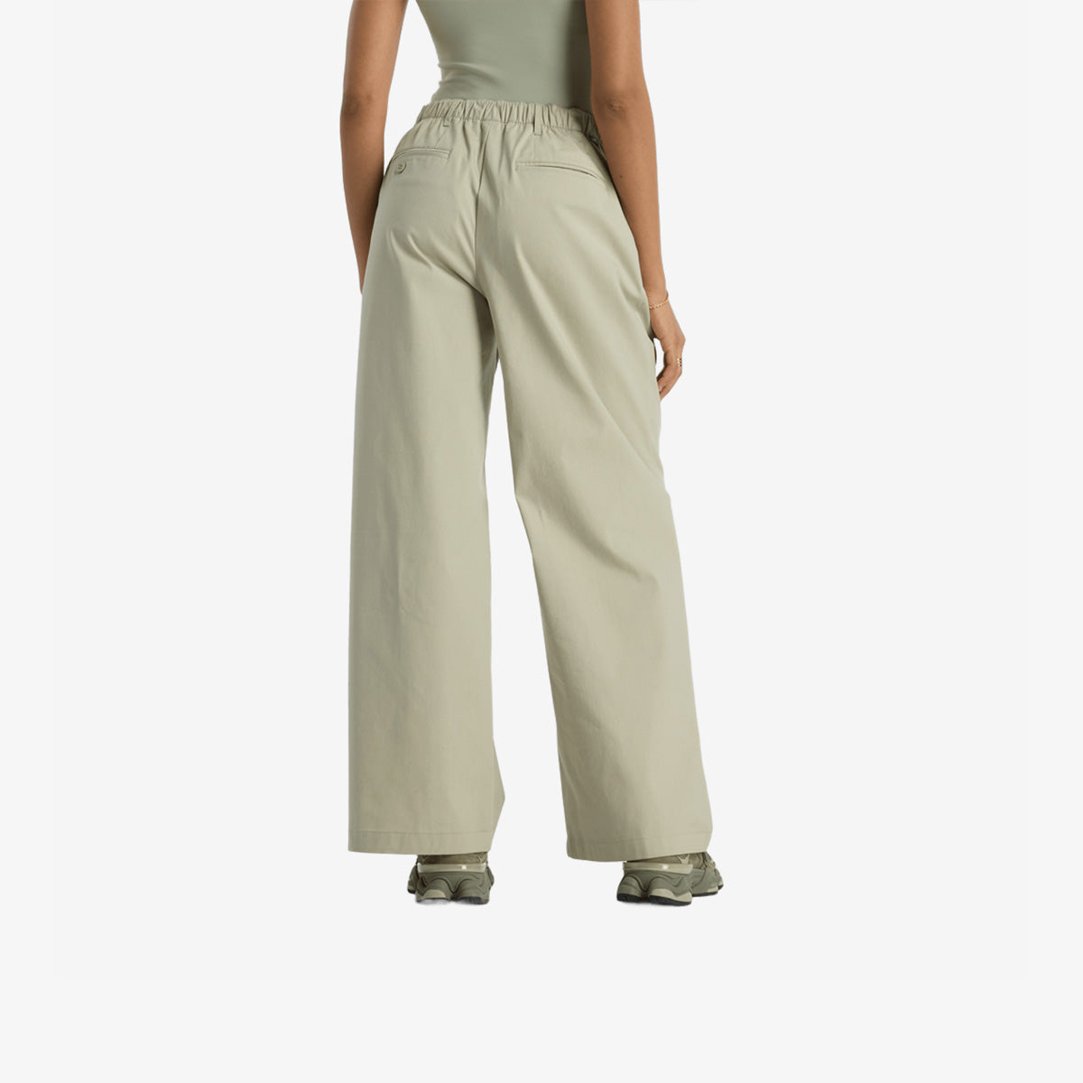 Women's New Balance Boylston Twill Trouser 'Olivine'